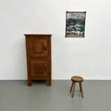 Small brutalist 50s bonnetiere wardrobe