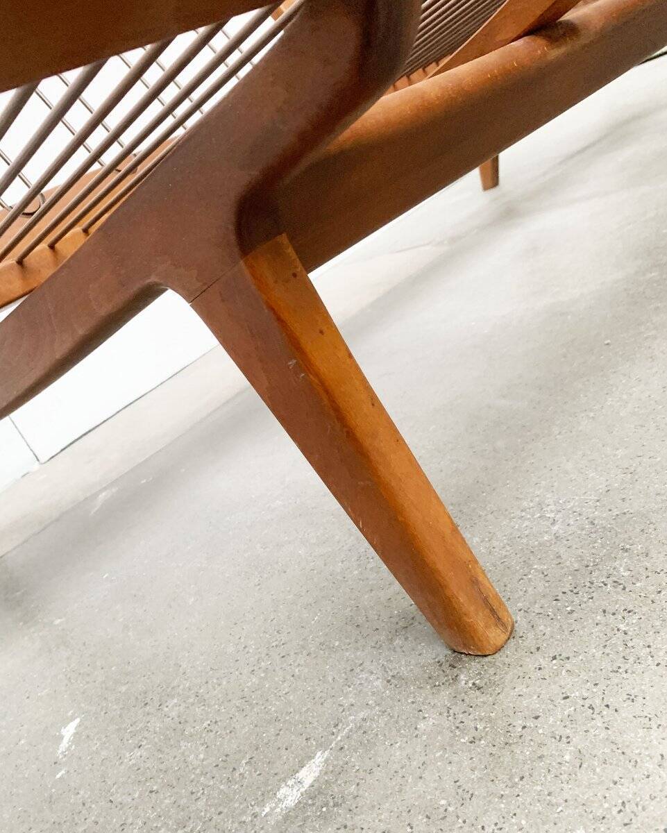 Mid-century minimalist teak canapé by Orla Mølgaard Nielsen for France & Søn / France & Daverkosen.