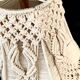 Cotton rope portable lamp, 3 M fabric cable
