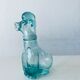 Carafe vintage en verre forme chien caniche