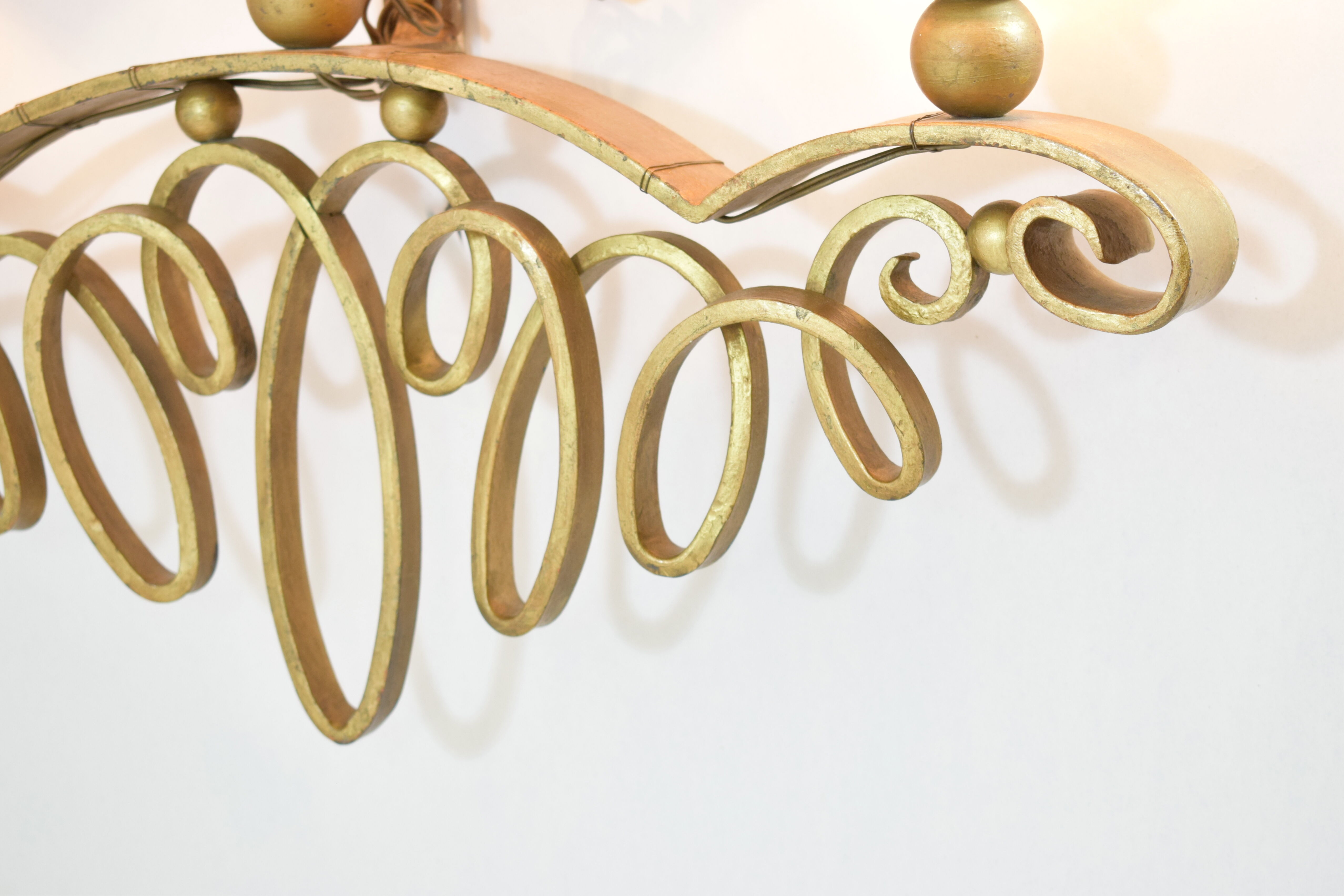 Pair of 1950 wall lights, Raymond Subes