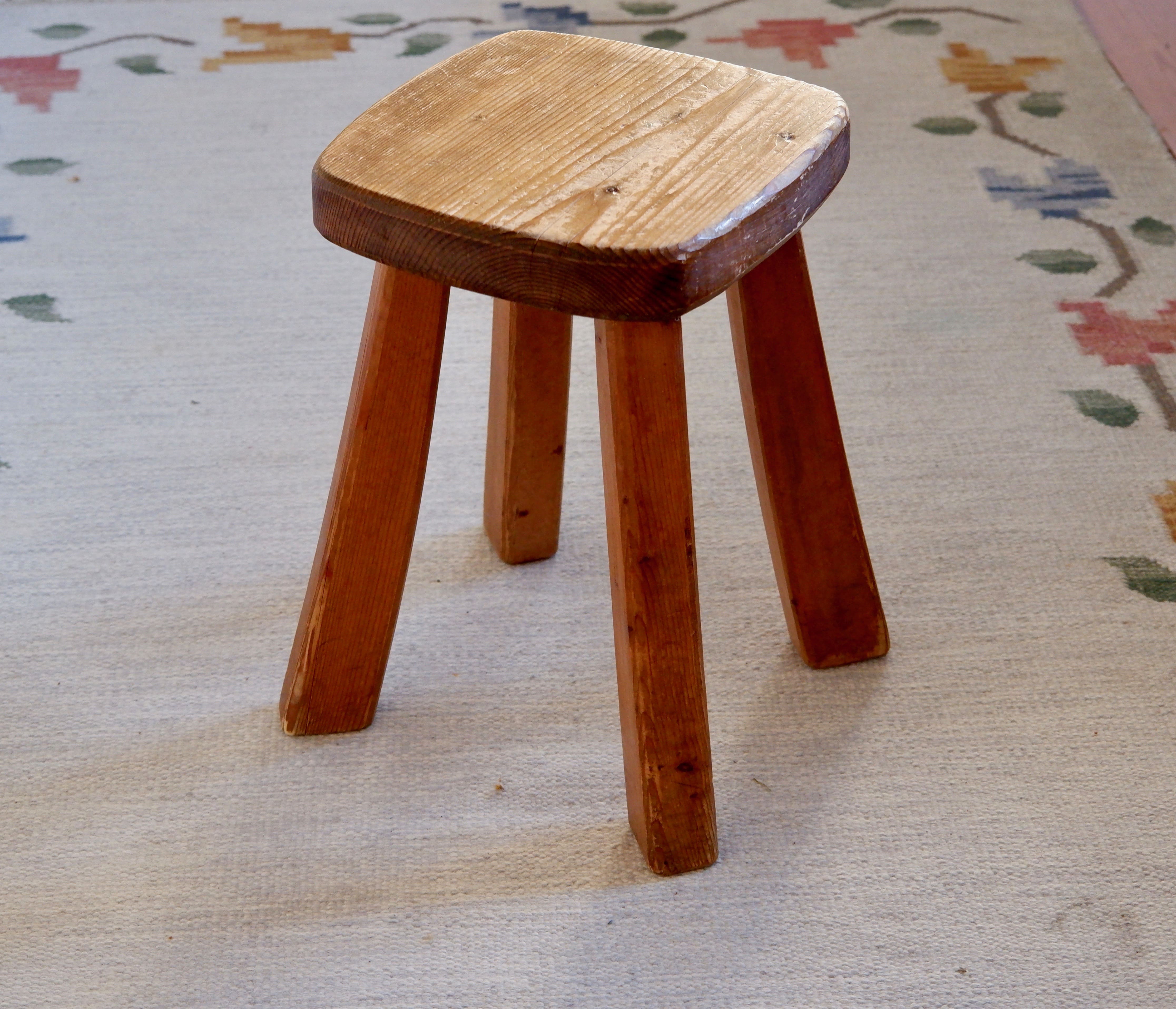 Stool in pin, france circa 1960