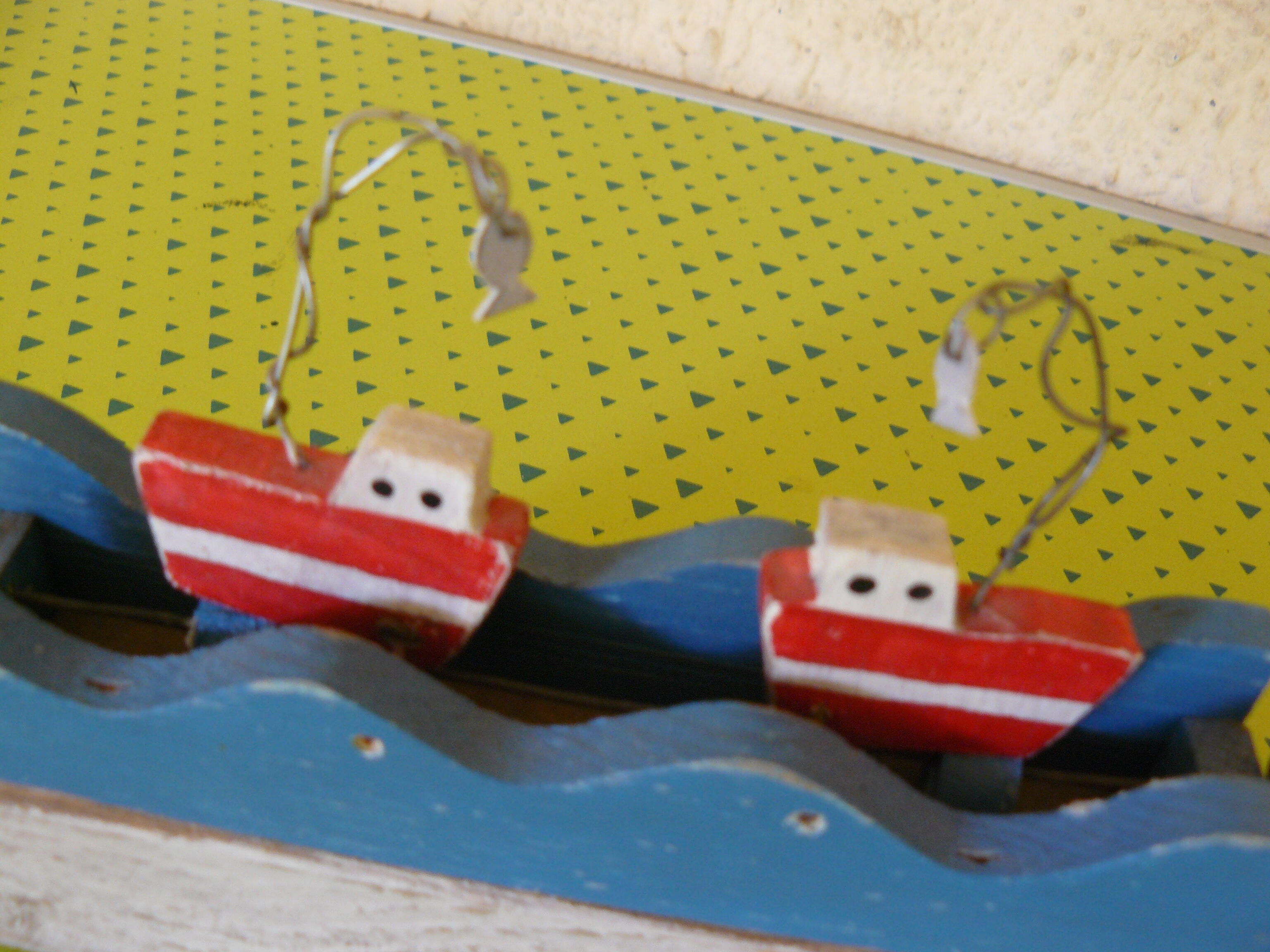 Small wooden boats