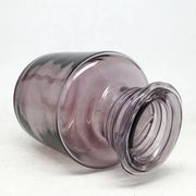 Postmodern vase, glass, designed by S. Sadowski, Poland, 1970s