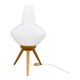 Midcentury Space Age Table Lamp "rocket" by ÚLUV, 1960s
