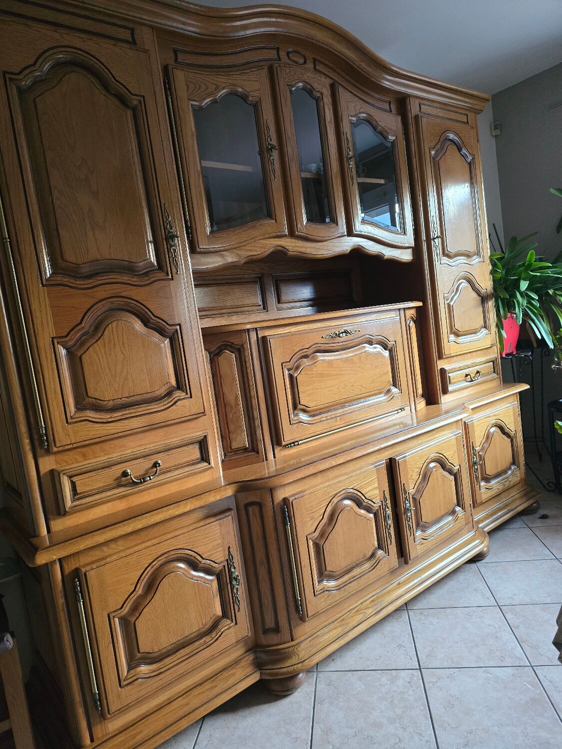 Light oak dining room sideboard