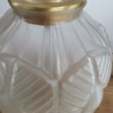 Art Deco lamp in polished glass