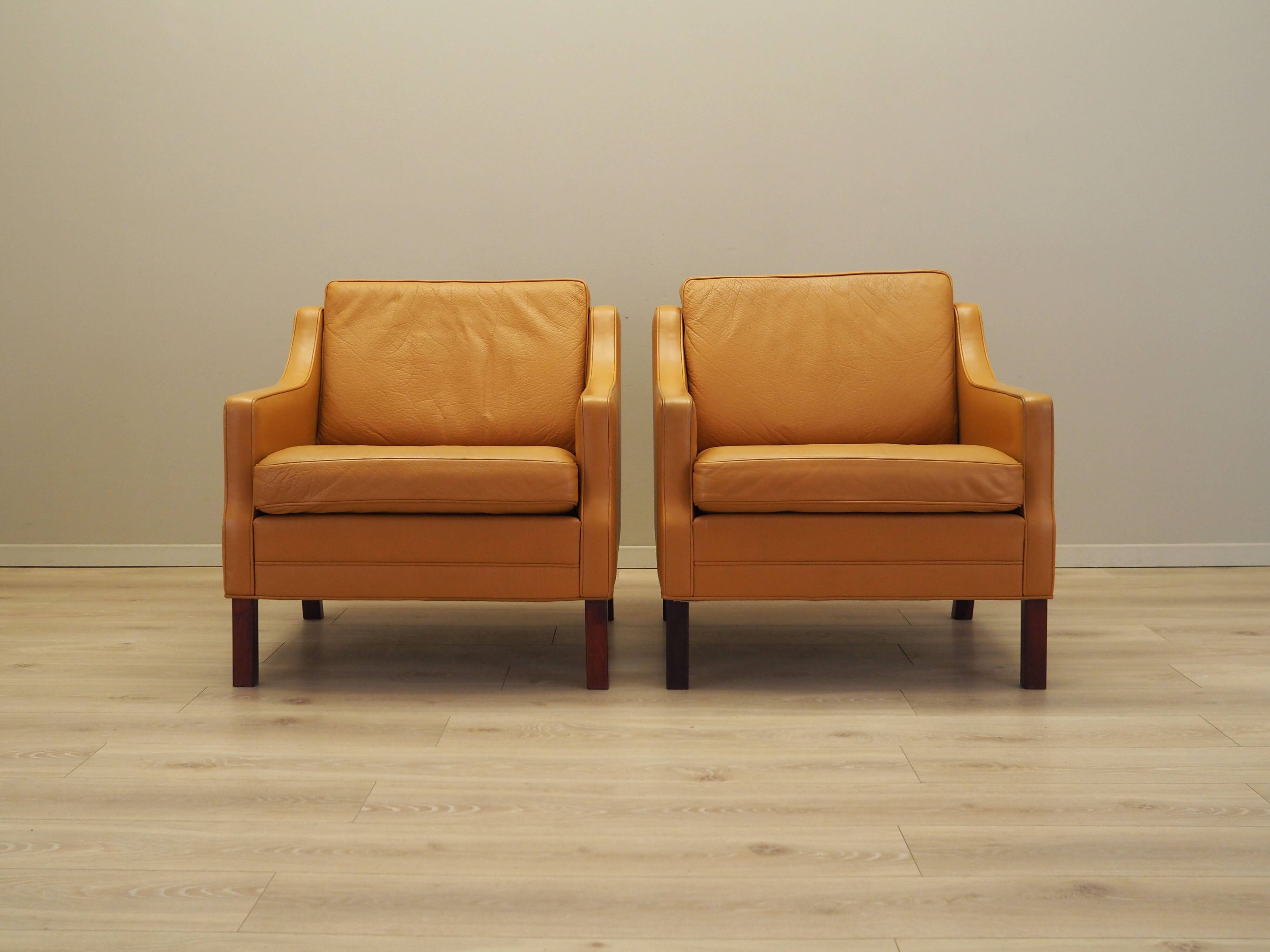 Set of lounge armchairs, Danish design, 1970s, production: Denmark
