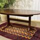 Oval GPlan table in mahogany from the 1970s with a butterfly extension.