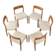 Chaises de salle à manger modèle 77 de Nils O. Møller