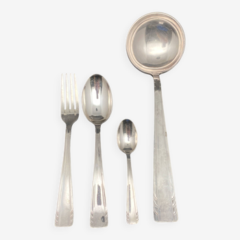 Complete white metal cutlery