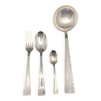 Complete white metal cutlery