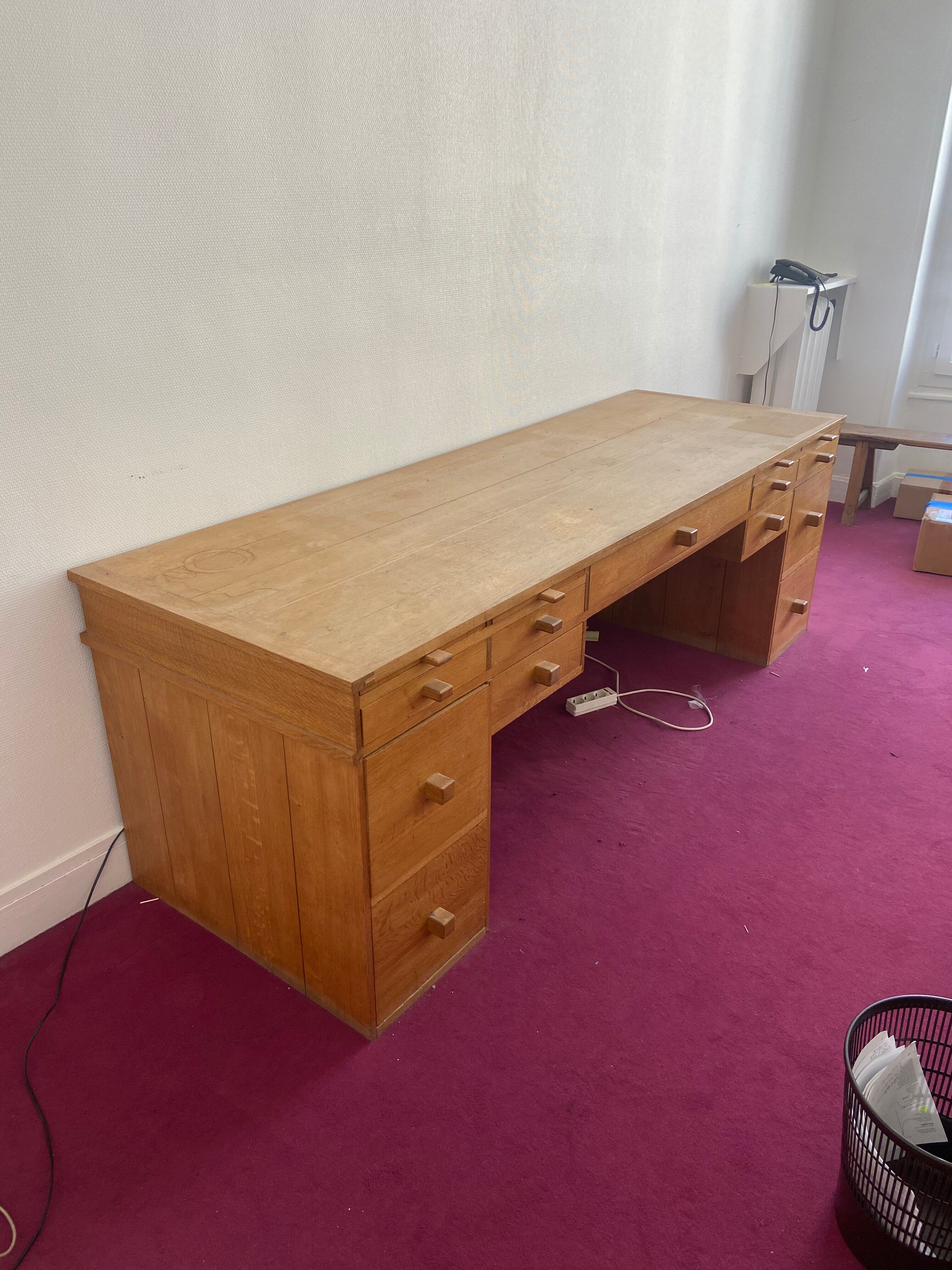 Desk with drawers