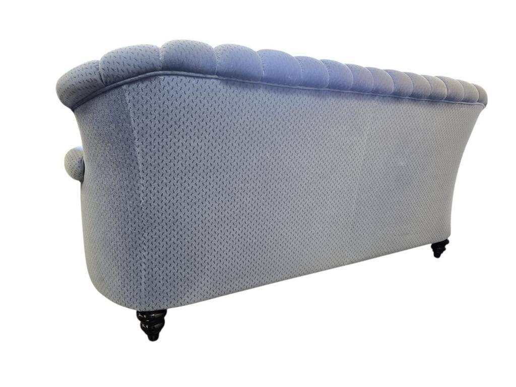 Vintage blue sofa / couch / settee