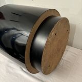 Bout de canapé, table basse d’appoint mélaninée noir 1970
