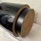 Side table, black melamine coffee table, 1970