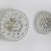 Pair of Bubbles sconces by Limburg, blown glass, Germany, 1960