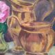 French vintage still life, signed Borde