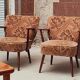 Set de 2 fauteuils de cocktail mid century