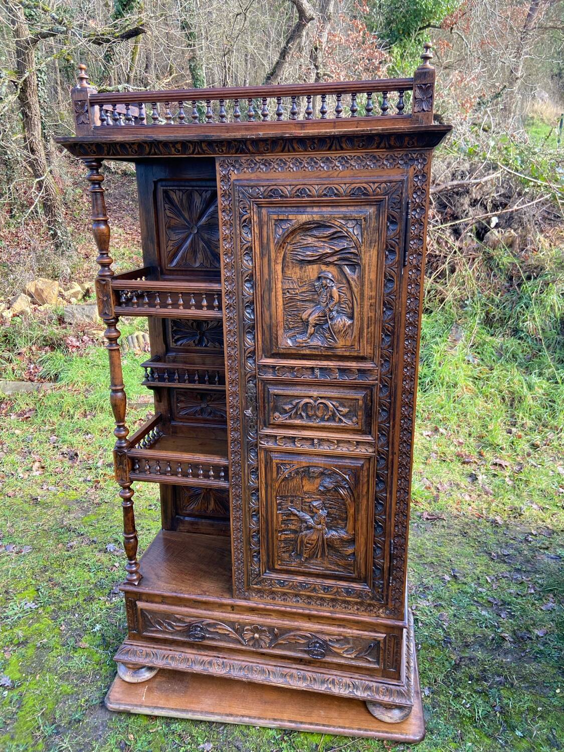 Breton sideboard, late 19th century