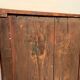 Cabinet demi-lune Biedermeier en bois de cerisier et laiton, France, années 1810