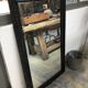 Old iron mirror