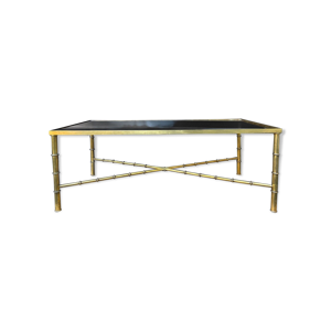 Table basse, métal doré décor