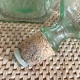 Vintage carafe in light green glass