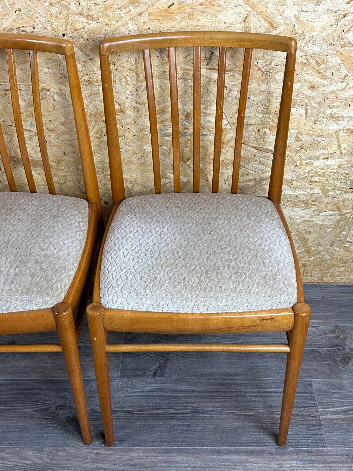 Set of 4 dining chairs 60s 70s