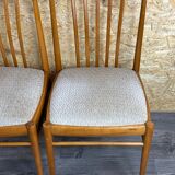 Set of 4 dining chairs 60s 70s