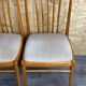 Set of 4 dining chairs 60s 70s