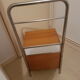 Bedside vintage formica and chrome 70 years internship