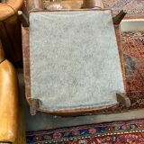 Club armchair in sheepskin