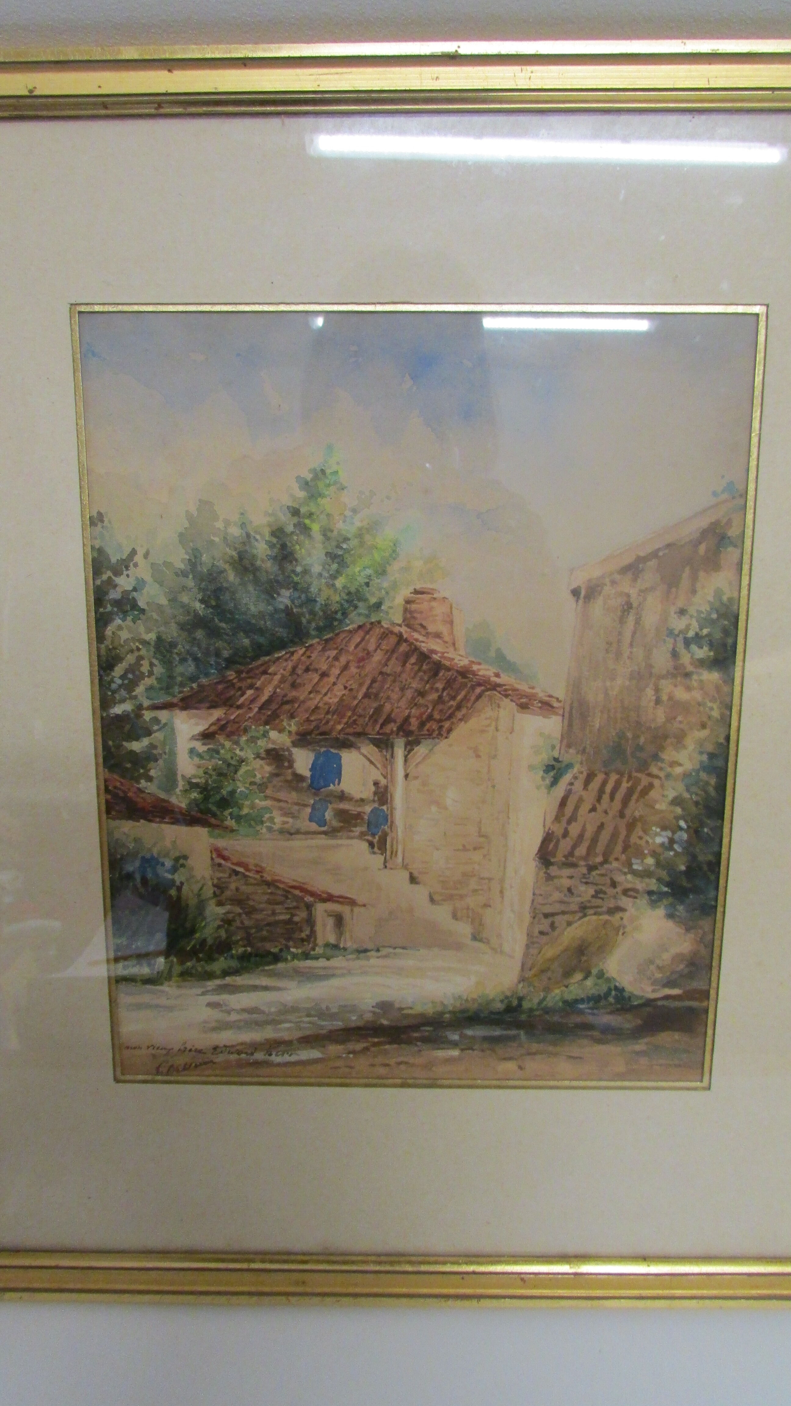 Watercolor landscape