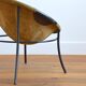 Circle chair in vintage suede 1960s