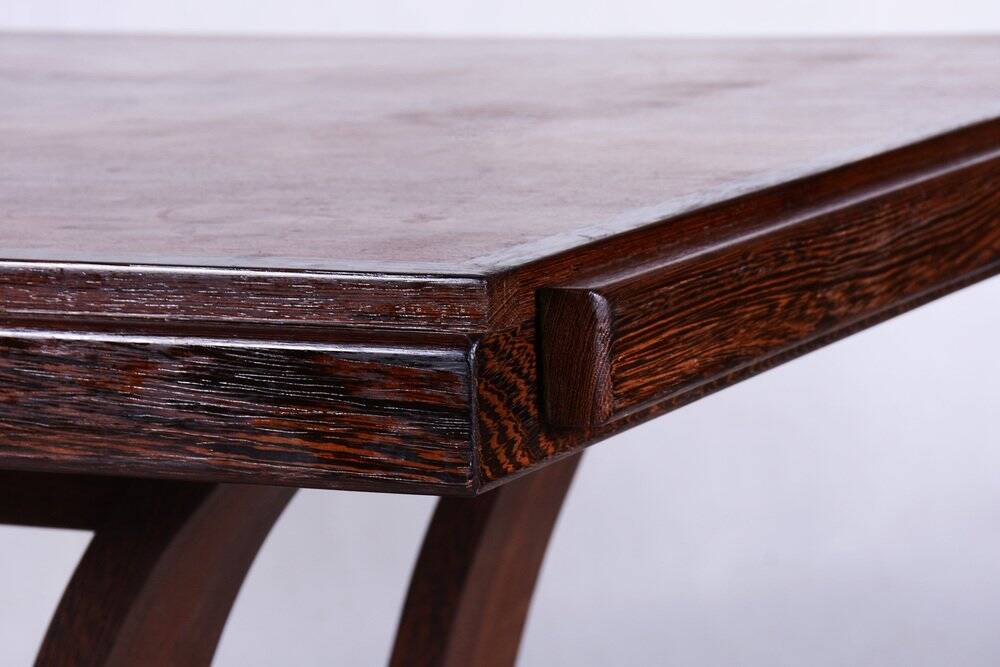 Art Deco Folding Table in Wengé, France, 1920s