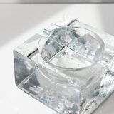 Cendrier en verre soufflé à bulles par Nybro Sweden