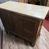 Exceptionnelle commode de style Louis XVI en noyer vers 1850