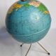Globe earth "Taride" of the 60s in metal on tripod base, 20 cm