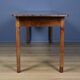 Chestnut farmhouse table, 8 to 10 covers – late 19th century