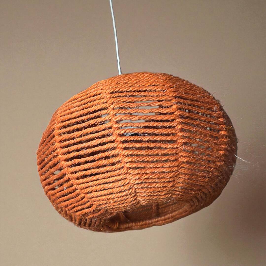 1960s rope pendant light