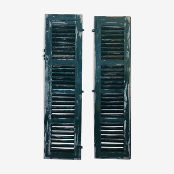 Old wood shutters with shutters