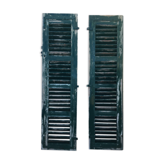 Volets bois anciens à persiennes