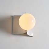 Opaline glass wall light, circa 1970