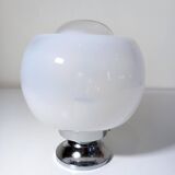 Lampe de Table Vintage • Acier & Verre • Murano • Space Age • 1970