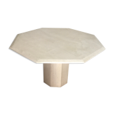 Travertine dining table