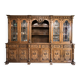 Old carved sideboard Portugal vintage solid wood