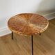Rattan coffee table by Roberto Mango, Italy 1950s