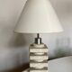 Lamp by Albert Tormos in limestone of the Luberon, Saint Tropez 1970