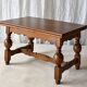 Scandinavian oak draw-leaf refectory-style coffee table, circa 1960s